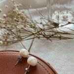 Pearl drop earrings