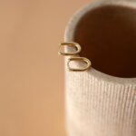 Rectangle hoop earrings